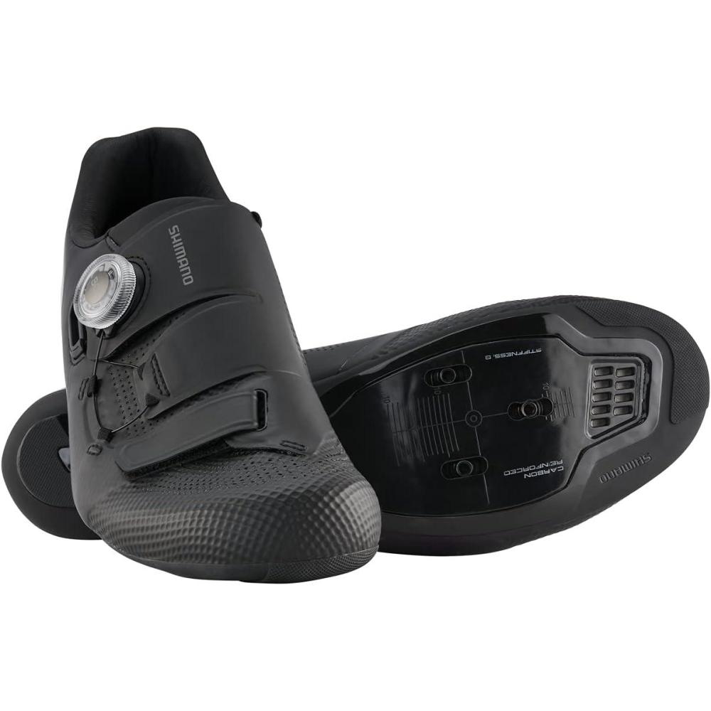 imageSHIMANO SHRC502 Lightweight Mens Road Cycling Shoe Packed with Pro FeaturesBlack