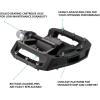 Flat Pedals by Shimano(Black)