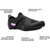 SHIMANO SH-IC100 High Performance Indoor Cycling Shoe(Black)