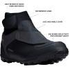 SHIMANO SH-MW501 Affordable SPD Shoe for The Cold and Wet(Black)