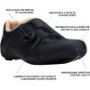 SHIMANO SH-RC300 Value-Packed Road Cycling Shoe(Black)