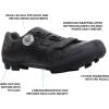 SHIMANO SH-RX600 Men’s Versatile Gravel Cycling Shoe(Black)