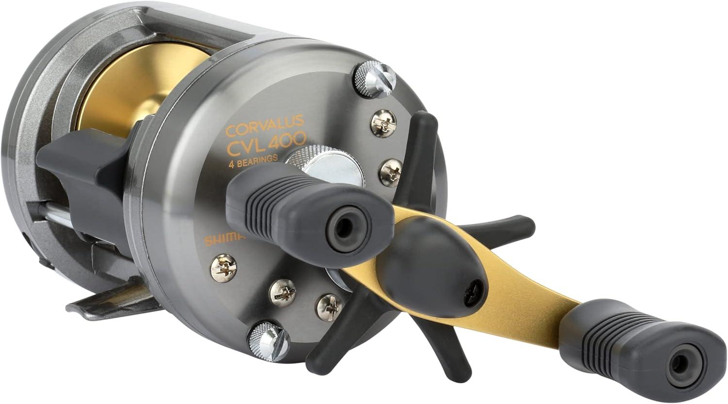 imageShimano CORVALUS Round ReelsFishingGear Ratio 521 Size 400 Right