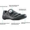 SHIMANO SH-RC502W Lightweight Women’s Road Cycling Shoe Packed with Pro Features(Black)