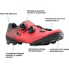 SHIMANO SH-XC702 Competition-Level Men’s Off-Road Racing Shoe(Red)